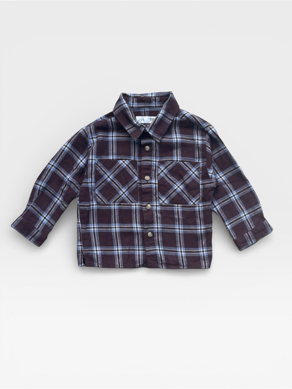 Zara Plaid Button Down Flannel